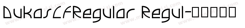 DukasCFRegular Regul字体转换